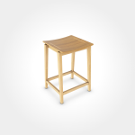 Taboret barowy STOCKHOLM dąb TON 