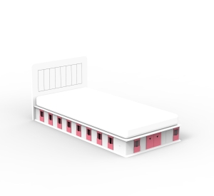 Łóżko STA BED 90F 16S + 4G Creative beds  Mathy by Bols różne warianty