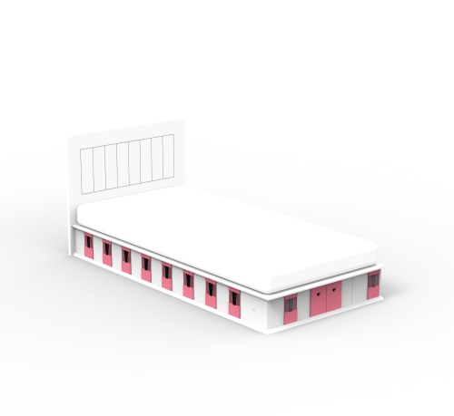 Łóżko STA BED 90F 16S + 4G Creative beds  Mathy by Bols różne warianty