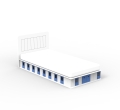 Łóżko STA BED 90F 16S + 4G Creative beds  Mathy by Bols różne warianty