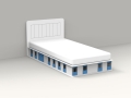 Łóżko STA BED 90F 16S + 4G Creative beds  Mathy by Bols różne warianty