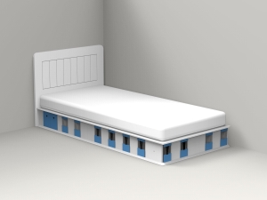 Łóżko STA 90F 10S + 2G Creative beds  Mathy by Bols  rózne warianty