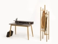Biurko Farsta Gray/ Oak Woodman  