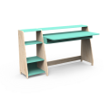 Biurko z półkami ASYMETRY MONTESSORI  Mathy by Bols różne warianty