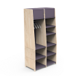 Garderoba podwójna 180cm ASYMETRY MONTESSORI Mathy by Bols różne warianty