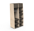 Garderoba podwójna 180cm ASYMETRY MONTESSORI Mathy by Bols różne warianty
