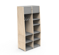 Garderoba podwójna 180cm ASYMETRY MONTESSORI Mathy by Bols różne warianty
