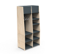 Garderoba podwójna 180cm ASYMETRY MONTESSORI Mathy by Bols różne warianty