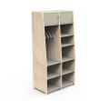 Garderoba podwójna 180cm ASYMETRY MONTESSORI Mathy by Bols różne warianty