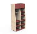 Garderoba podwójna 180cm ASYMETRY MONTESSORI Mathy by Bols różne warianty