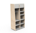 Garderoba podwójna 180cm ASYMETRY MONTESSORI Mathy by Bols różne warianty