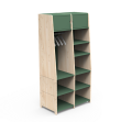 Garderoba podwójna 180cm ASYMETRY MONTESSORI Mathy by Bols różne warianty