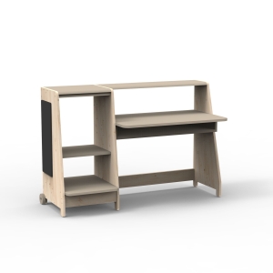 Biurko ASYMETRY MONTESSORI  z szafką Mathy by Bols  różne warianty 