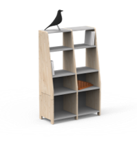 Regał podwójny ASYMETRY MONTESSORI ASY L22 Mathy by Bols różne warianty 