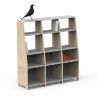 Regał ASYMETRY MONTESSORI ASY L33 Mathy by Bols różne warianty 
