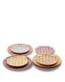 Zestaw małych talerzy obiadowych HIPPY ceramiczny Pols Potten 