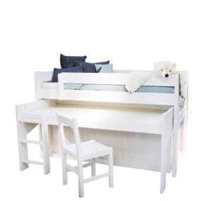 Łóżko biurko na kółkach 127 podniesione DOMINIQUE  Mathy by Bols różne warianty 