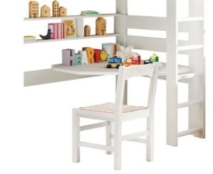 Biurko narożne do podwyższonych łóżek 90 Mathy by Bols różne warianty 