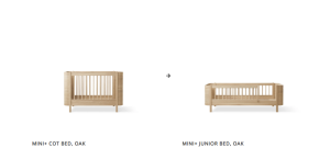 Konwersja Do Łóżka Mini+ Junior  Oliver Furniture różne warianty