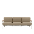 MUUTO sofa ogrodowa SETTLE 3-Seater  Ribbed podstawa Taupe MUUTO różne warianty