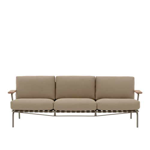 MUUTO sofa ogrodowa SETTLE 3-Seater  Ribbed podstawa Taupe MUUTO różne warianty