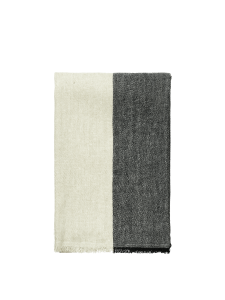 Narzuta Pila Linen Black/Elm Green ferm Living