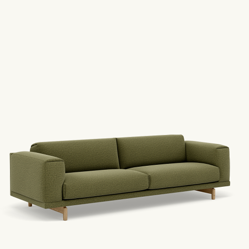 Sofa REST 3 osobowa Drewniana podstawa Ecriture MUUTO różne warianty 