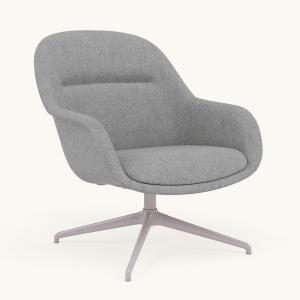 Fotel Fiber Lounge Armchair Swivel Base podstawa Grey MUUTO różne warianty