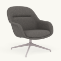 Fotel Fiber Lounge Armchair Swivel Base podstawa Grey MUUTO różne warianty