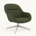 Fotel Fiber Lounge Armchair Swivel Base podstawa Grey MUUTO różne warianty