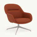 Fotel Fiber Lounge Armchair Swivel Base podstawa Grey MUUTO różne warianty