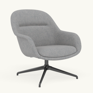 Fotel Fiber Lounge Armchair Swivel Base podstawa Anthracite Black MUUTO różne warianty 