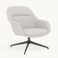Fotel Fiber Lounge Armchair Swivel Base podstawa Anthracite Black MUUTO różne warianty 
