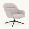 Fotel Fiber Lounge Armchair Swivel Base podstawa Anthracite Black MUUTO różne warianty 