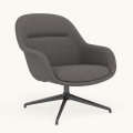 Fotel Fiber Lounge Armchair Swivel Base podstawa Anthracite Black MUUTO różne warianty 