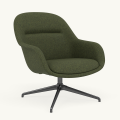 Fotel Fiber Lounge Armchair Swivel Base podstawa Anthracite Black MUUTO różne warianty 