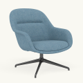 Fotel Fiber Lounge Armchair Swivel Base podstawa Anthracite Black MUUTO różne warianty 