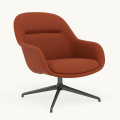 Fotel Fiber Lounge Armchair Swivel Base podstawa Anthracite Black MUUTO różne warianty 
