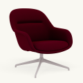 Fotel Fiber Lounge Armchair  Swivel Base podstawa Grey Steelcut MUUTO różne warianty 
