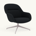 Fotel Fiber Lounge Armchair  Swivel Base podstawa Grey Steelcut MUUTO różne warianty 