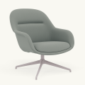 Fotel Fiber Lounge Armchair  Swivel Base podstawa Grey Steelcut MUUTO różne warianty 