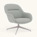 Fotel Fiber Lounge Armchair  Swivel Base podstawa Grey Steelcut MUUTO różne warianty 