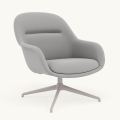 Fotel Fiber Lounge Armchair  Swivel Base podstawa Grey Steelcut MUUTO różne warianty 