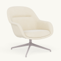 Fotel Fiber Lounge Armchair  Swivel Base podstawa Grey Ecriture MUUTO różne warianty 