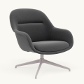 Fotel Fiber Lounge Armchair  Swivel Base podstawa Grey Ecriture MUUTO różne warianty 