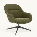 Fotel Fiber Lounge Armchair  Swivel Base podstawa Anthracite Black Ecriture MUUTO różne warianty 