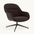 Fotel Fiber Lounge Armchair  Swivel Base podstawa Anthracite Black Ecriture MUUTO różne warianty 