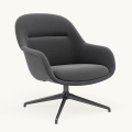 Fotel Fiber Lounge Armchair  Swivel Base podstawa Anthracite Black Ecriture MUUTO różne warianty 