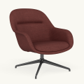 Fotel Fiber Lounge Armchair  Swivel Base podstawa Anthracite Black Canvas MUUTO różne warianty