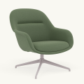 Fotel Fiber Lounge Armchair  Swivel Base podstawa Grey Canvas MUUTO różne warianty 